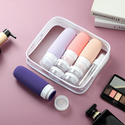 16 Pack Travel Bottles Set, TSA Approved Leak Proof Silicone Squeezable Containers for Toiletries, Refillable Travel Accessories for Conditioner, Shampoo, Lotion & Body Wash Accessories