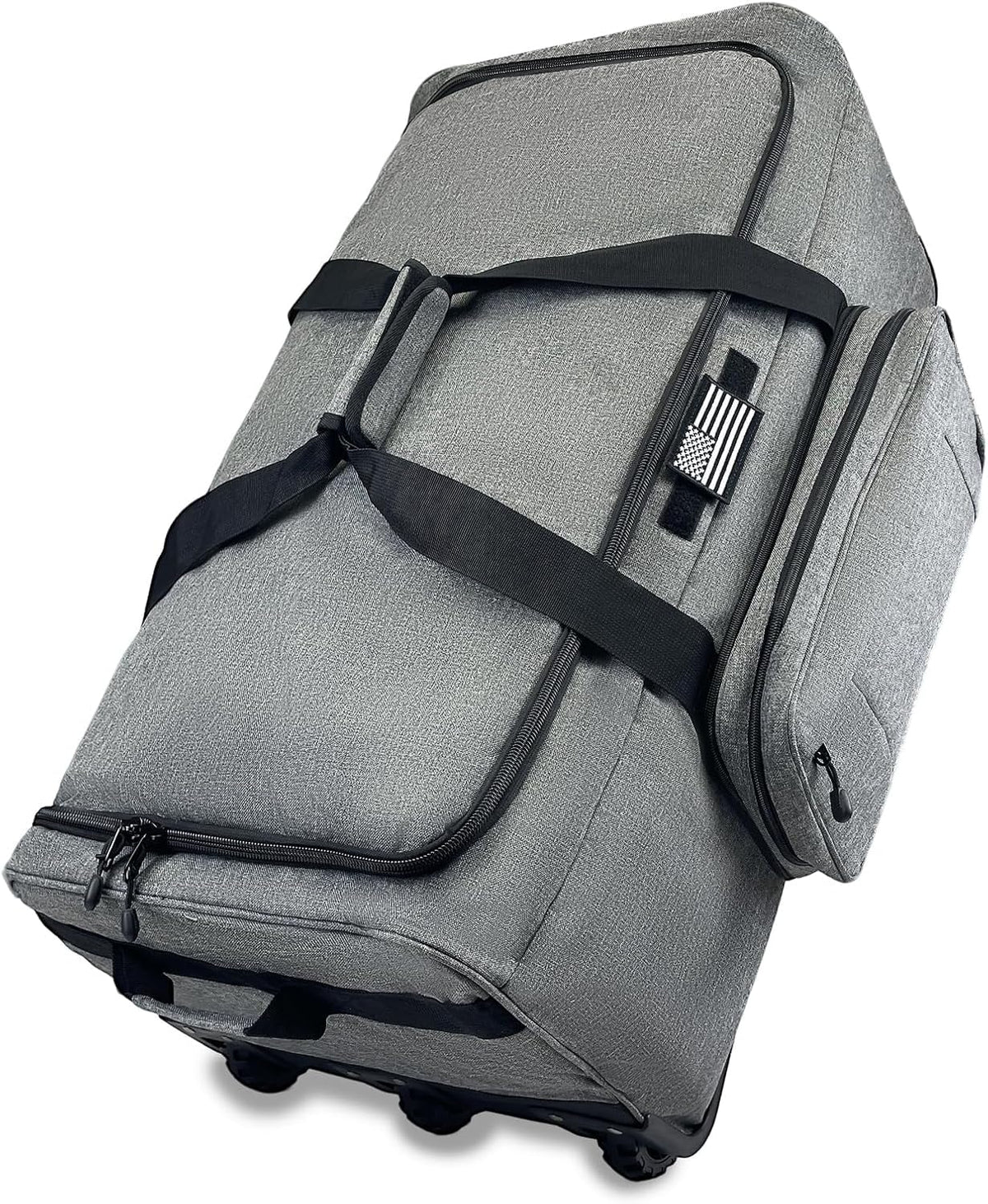 120L Rolling Duffle Bag with Wheels, Large Deployment Military Bag, Wheeled Heavy Duty Luggage for Travel, Camping