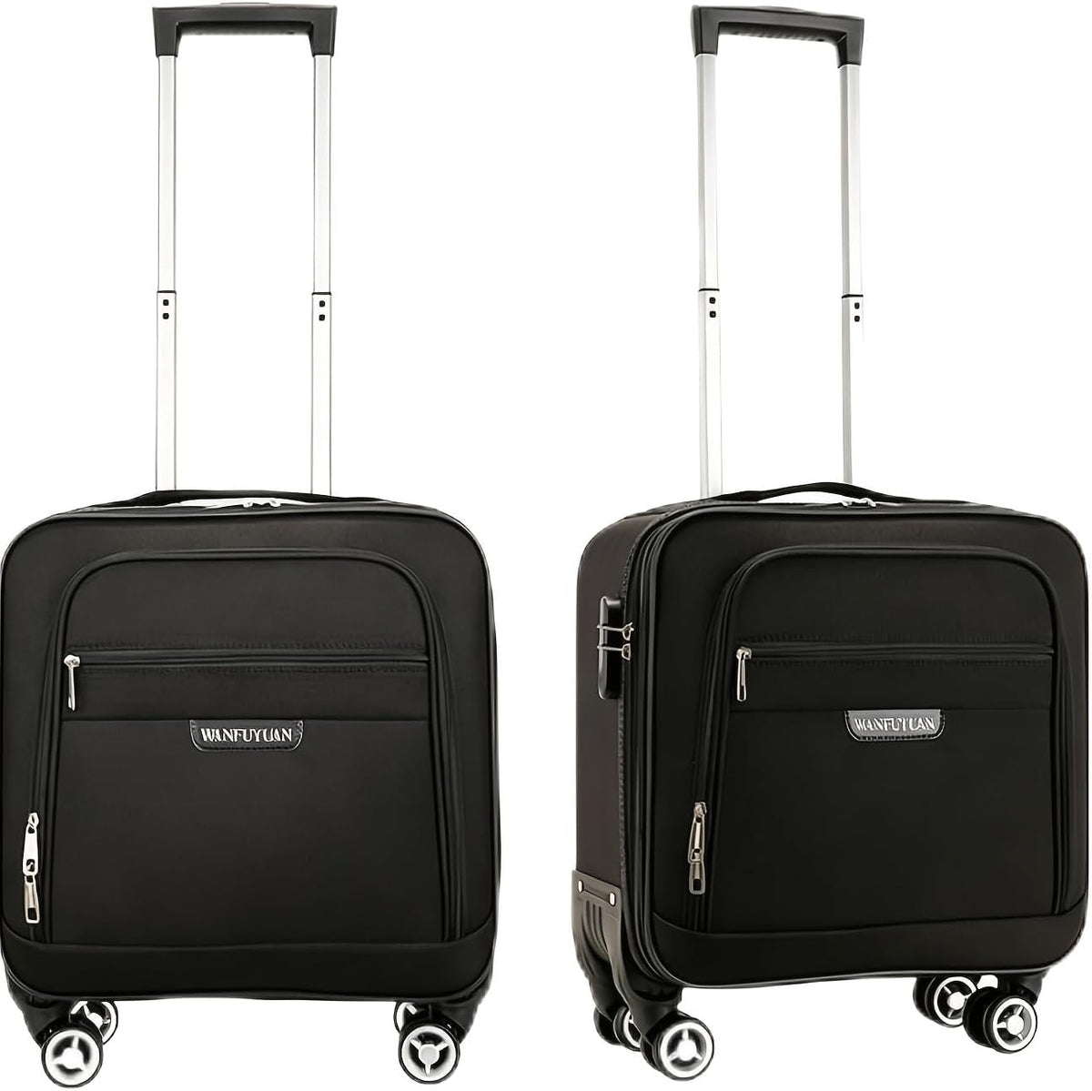 18-Inch Carry-On Luggage with 360° Spinner Wheels & Telescopic Handle Laptop Briefcase Ergonomic Design for Travel Business, Vacation, Luggage for Travel, Business Trip Gear, Suitcase Luggage On Wheel