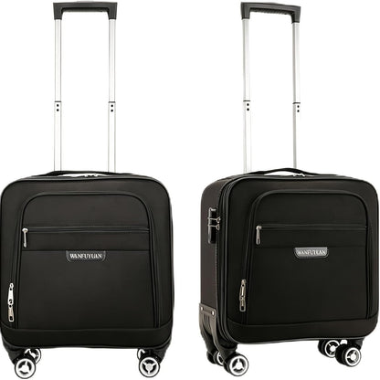 18-Inch Carry-On Luggage with 360° Spinner Wheels & Telescopic Handle Laptop Briefcase Ergonomic Design for Travel Business, Vacation, Luggage for Travel, Business Trip Gear, Suitcase Luggage On Wheel