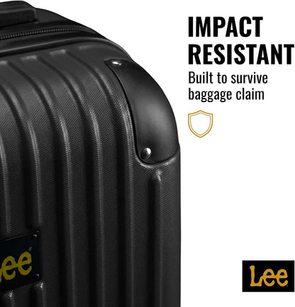 Carry On Luggage with Wheels - 21" TSA Approved Carry-On Suitcase, Multi-Directional Wheels, Impact Resistance Hard Shell, Inner Mesh Pockets and Secure Strap, Checked Travel Rolling Bag
