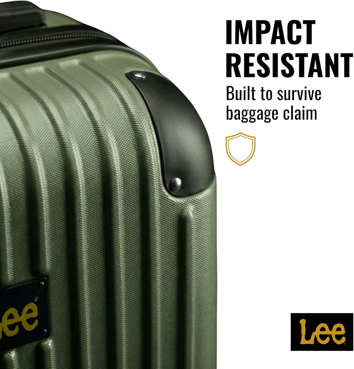 Carry On Luggage with Wheels - 21" TSA Approved Carry-On Suitcase, Multi-Directional Wheels, Impact Resistance Hard Shell, Inner Mesh Pockets and Secure Strap, Checked Travel Rolling Bag