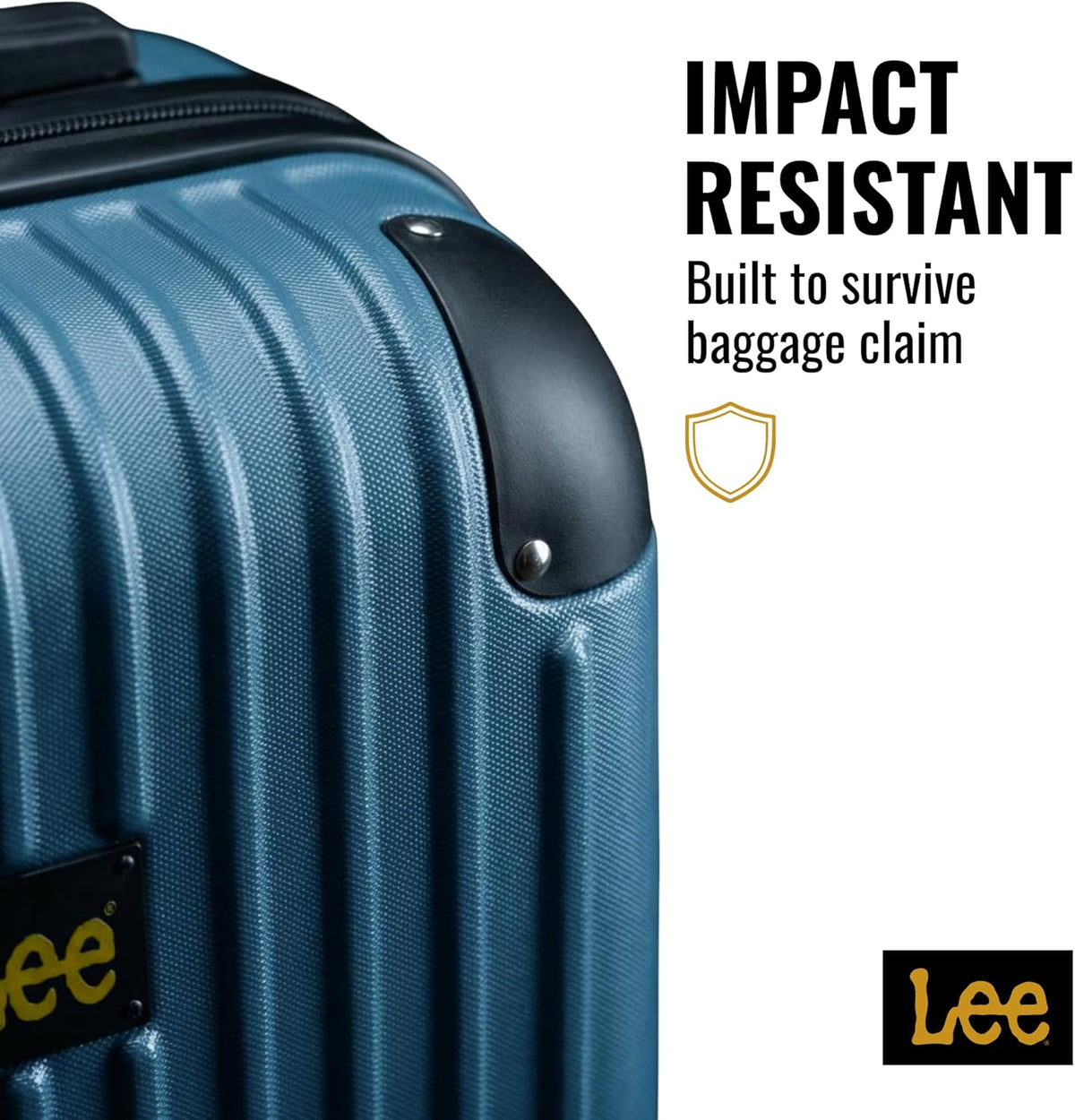 Carry On Luggage with Wheels - 21" TSA Approved Carry-On Suitcase, Multi-Directional Wheels, Impact Resistance Hard Shell, Inner Mesh Pockets and Secure Strap, Checked Travel Rolling Bag