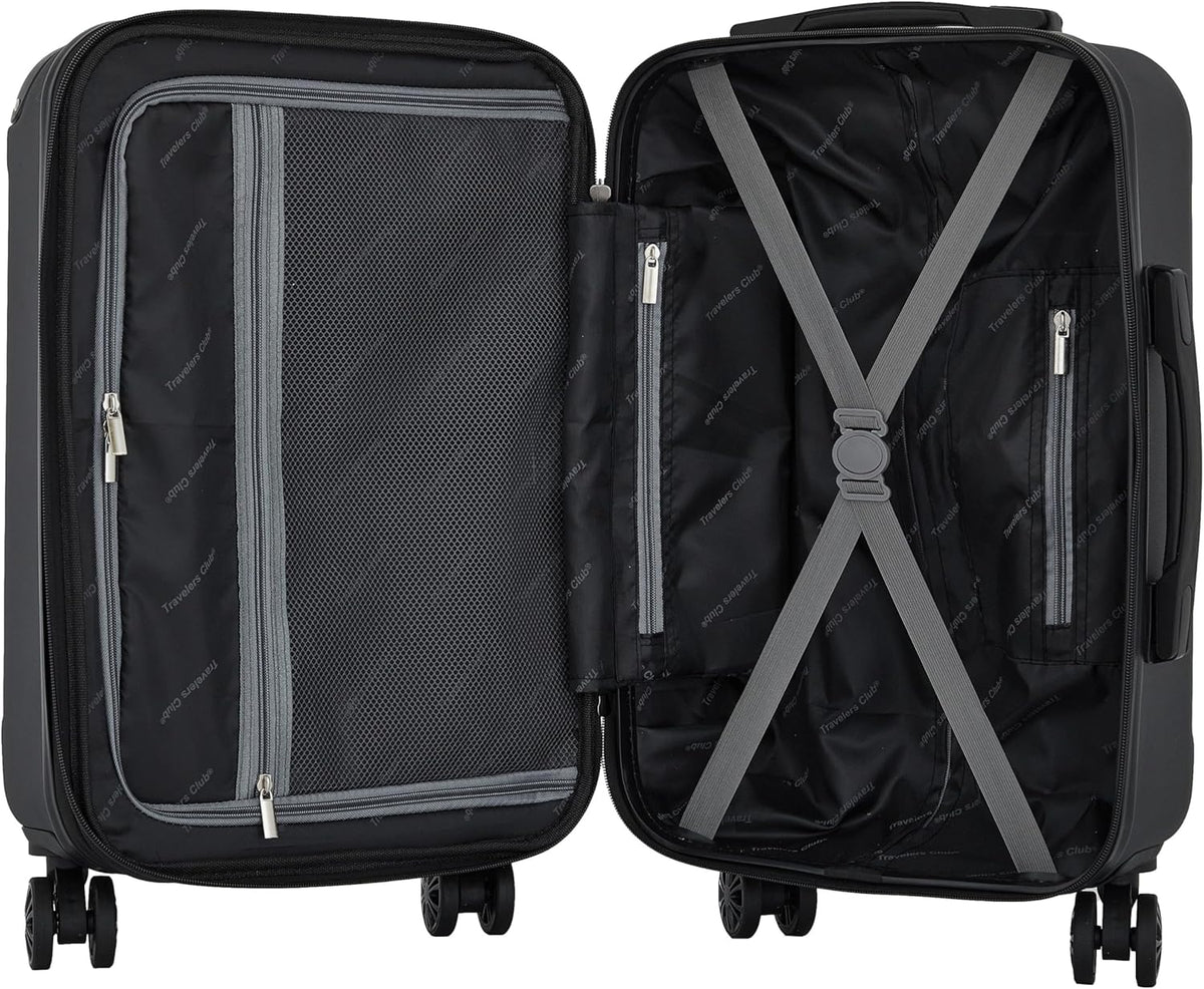 Chicago Plus Hardside Luggage, Mauve, 20" Carry-On