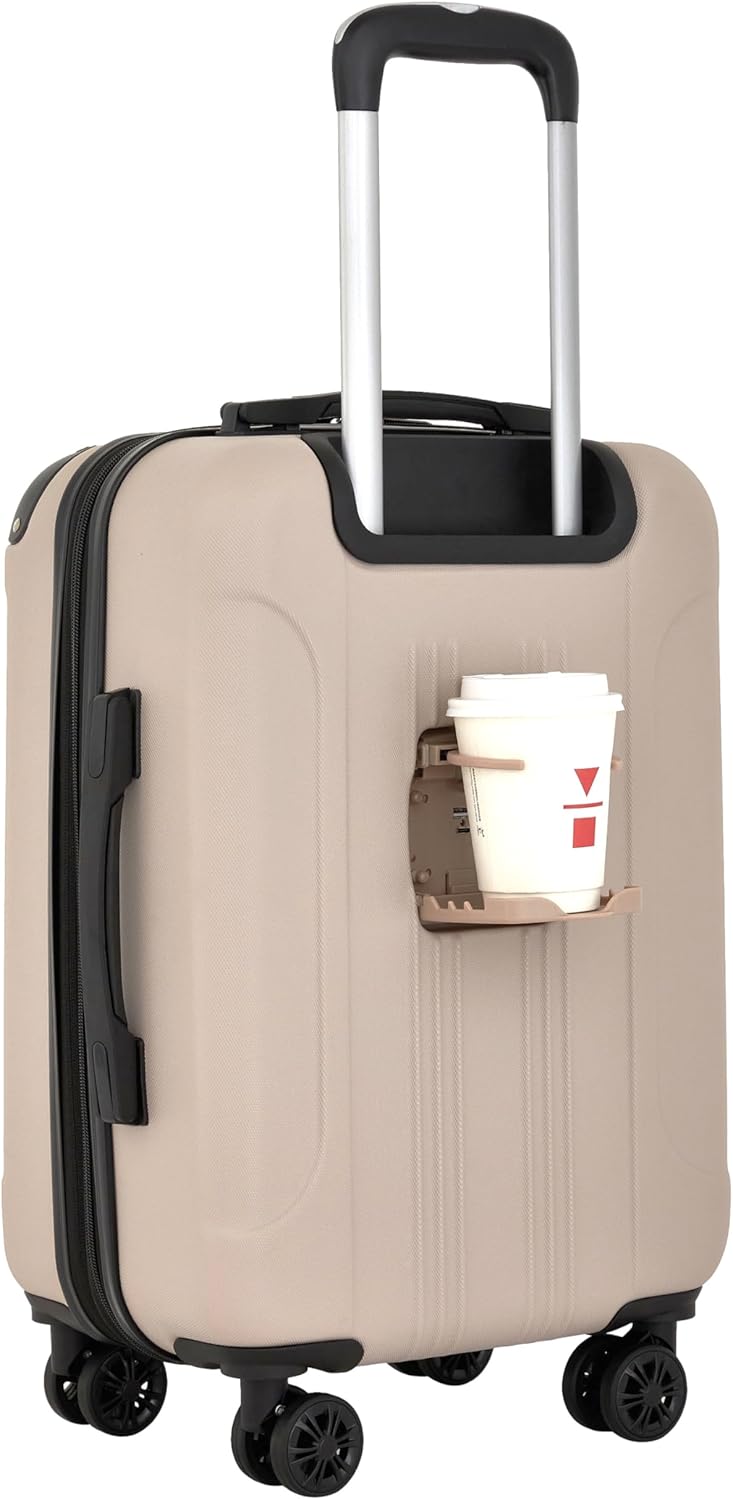 Chicago Plus Hardside Luggage, Mauve, 20" Carry-On
