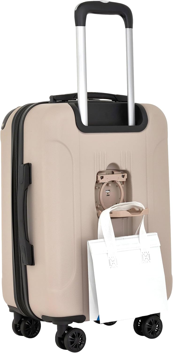 Chicago Plus Hardside Luggage, Mauve, 20" Carry-On