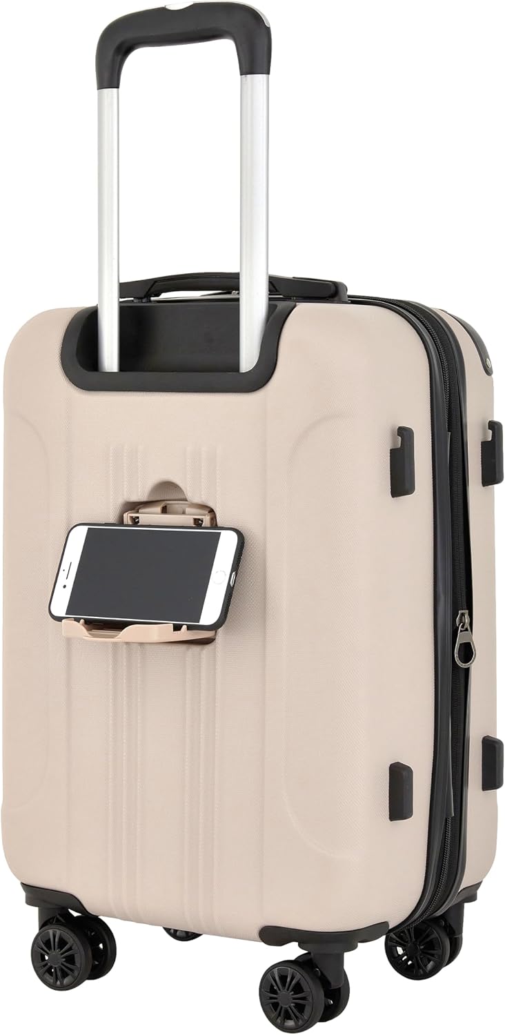 Chicago Plus Hardside Luggage, Mauve, 20" Carry-On