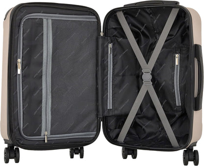 Chicago Plus Hardside Luggage, Mauve, 20" Carry-On