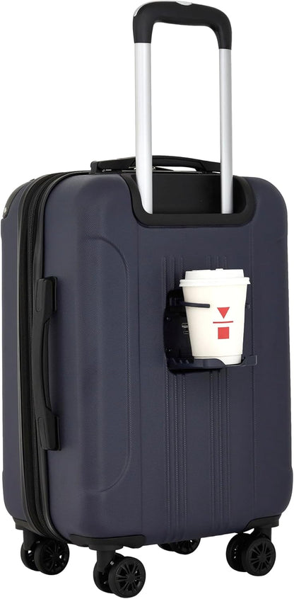 Chicago Plus Hardside Luggage, Mauve, 20" Carry-On