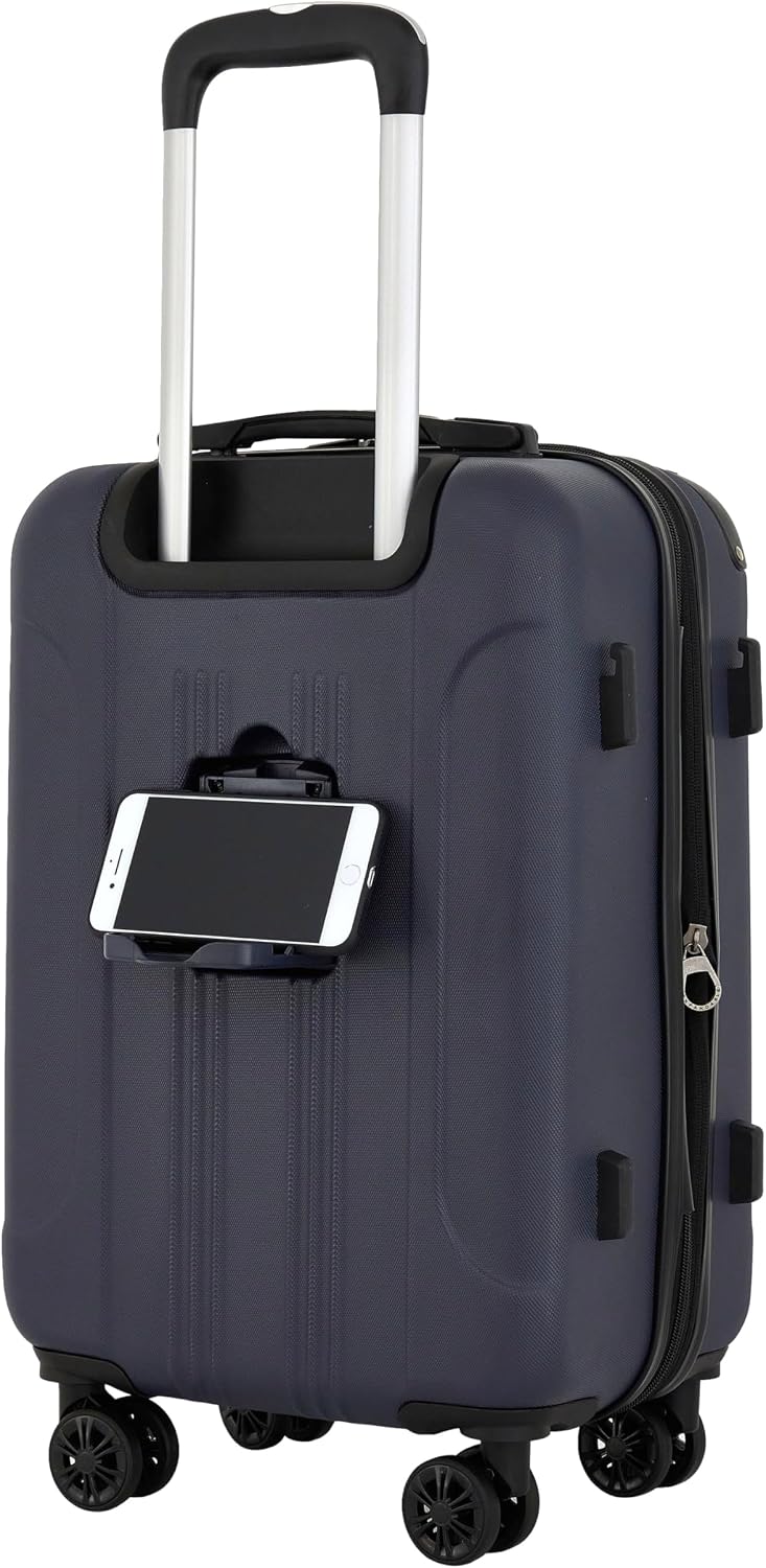 Chicago Plus Hardside Luggage, Mauve, 20" Carry-On