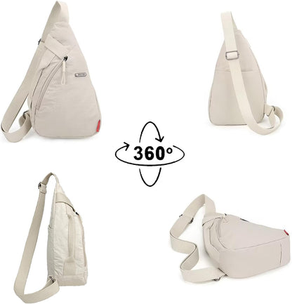 Sling Bag for Men & Women - Versatile Cross body Backpack for Hiking, Travel, Sports & Running - Adjustable Strapfor Everyday Use & Outdoor Adventures