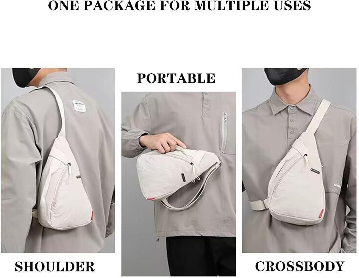 Sling Bag for Men & Women - Versatile Cross body Backpack for Hiking, Travel, Sports & Running - Adjustable Strapfor Everyday Use & Outdoor Adventures