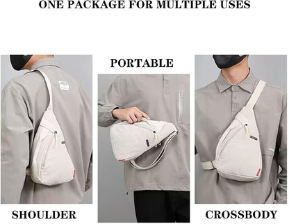 Sling Bag for Men & Women - Versatile Cross body Backpack for Hiking, Travel, Sports & Running - Adjustable Strapfor Everyday Use & Outdoor Adventures
