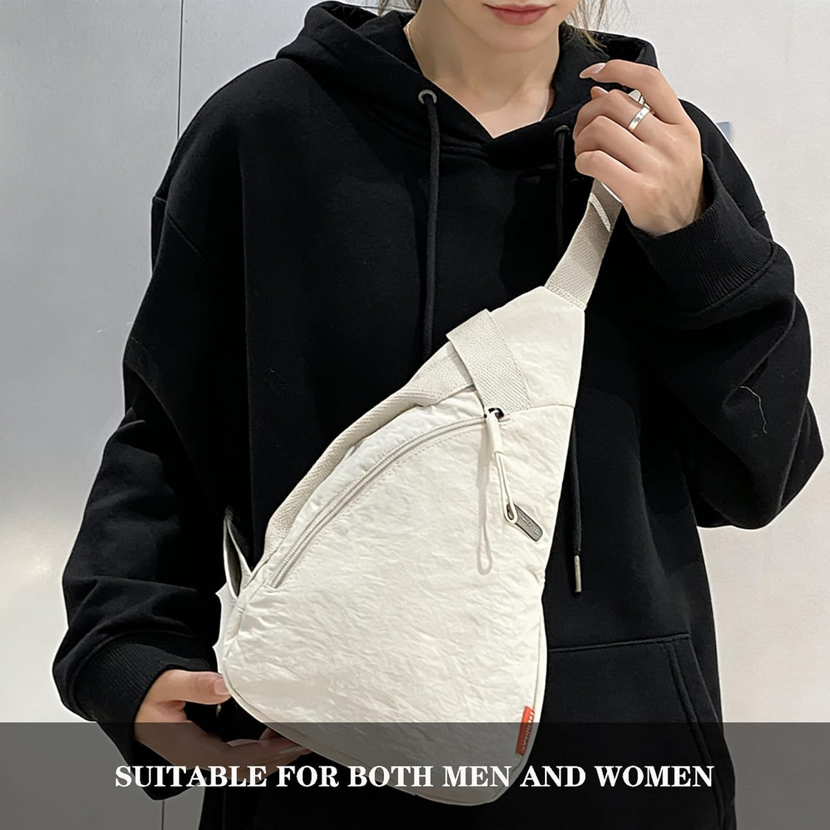 Sling Bag for Men & Women - Versatile Cross body Backpack for Hiking, Travel, Sports & Running - Adjustable Strapfor Everyday Use & Outdoor Adventures