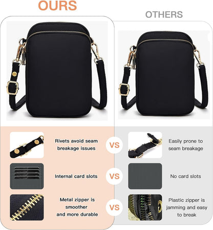 Small Crossbody Bags for Women, Mini Cell Phone Wallet Purse, Shoulder Bag for Women and Men
