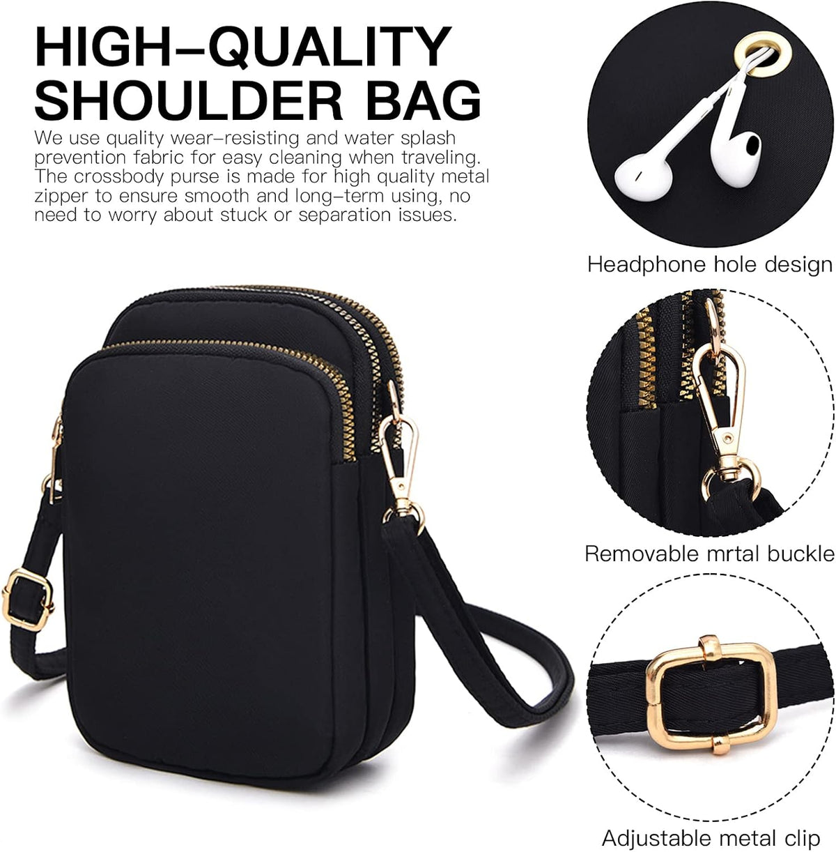 Small Crossbody Bags for Women, Mini Cell Phone Wallet Purse, Shoulder Bag for Women and Men