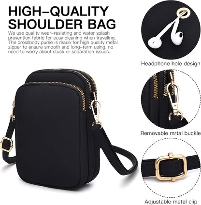 Small Crossbody Bags for Women, Mini Cell Phone Wallet Purse, Shoulder Bag for Women and Men
