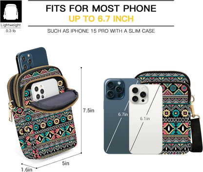 Small Crossbody Bags for Women, Mini Cell Phone Wallet Purse, Shoulder Bag for Women and Men