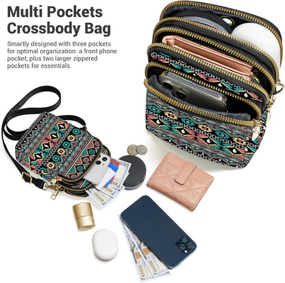 Small Crossbody Bags for Women, Mini Cell Phone Wallet Purse, Shoulder Bag for Women and Men
