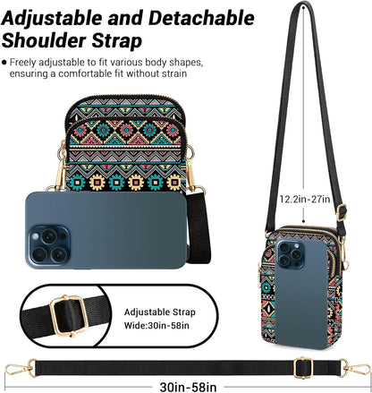 Small Crossbody Bags for Women, Mini Cell Phone Wallet Purse, Shoulder Bag for Women and Men