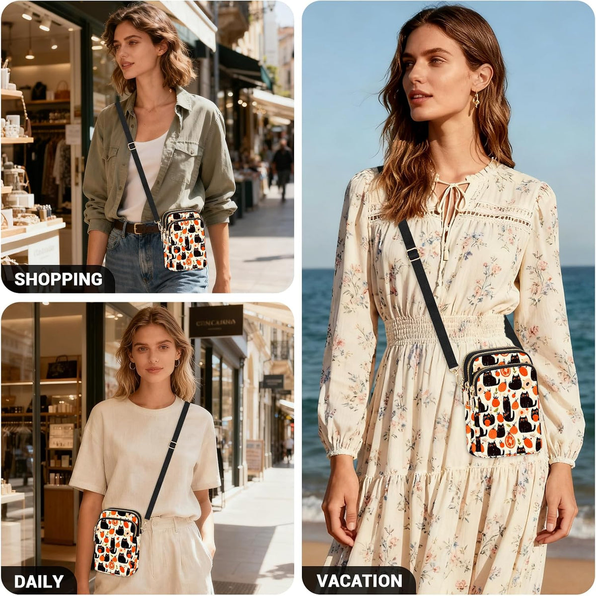 Small Crossbody Bags for Women, Mini Cell Phone Wallet Purse, Shoulder Bag for Women and Men