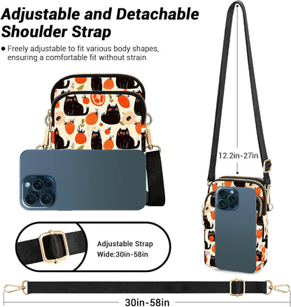 Small Crossbody Bags for Women, Mini Cell Phone Wallet Purse, Shoulder Bag for Women and Men