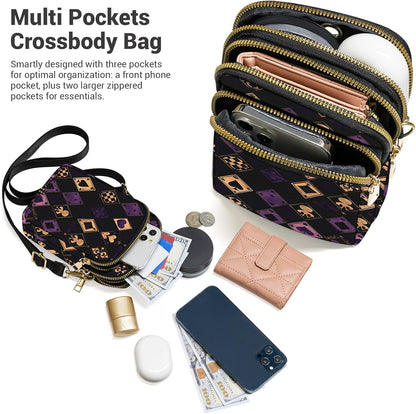 Small Crossbody Bags for Women, Mini Cell Phone Wallet Purse, Shoulder Bag for Women and Men
