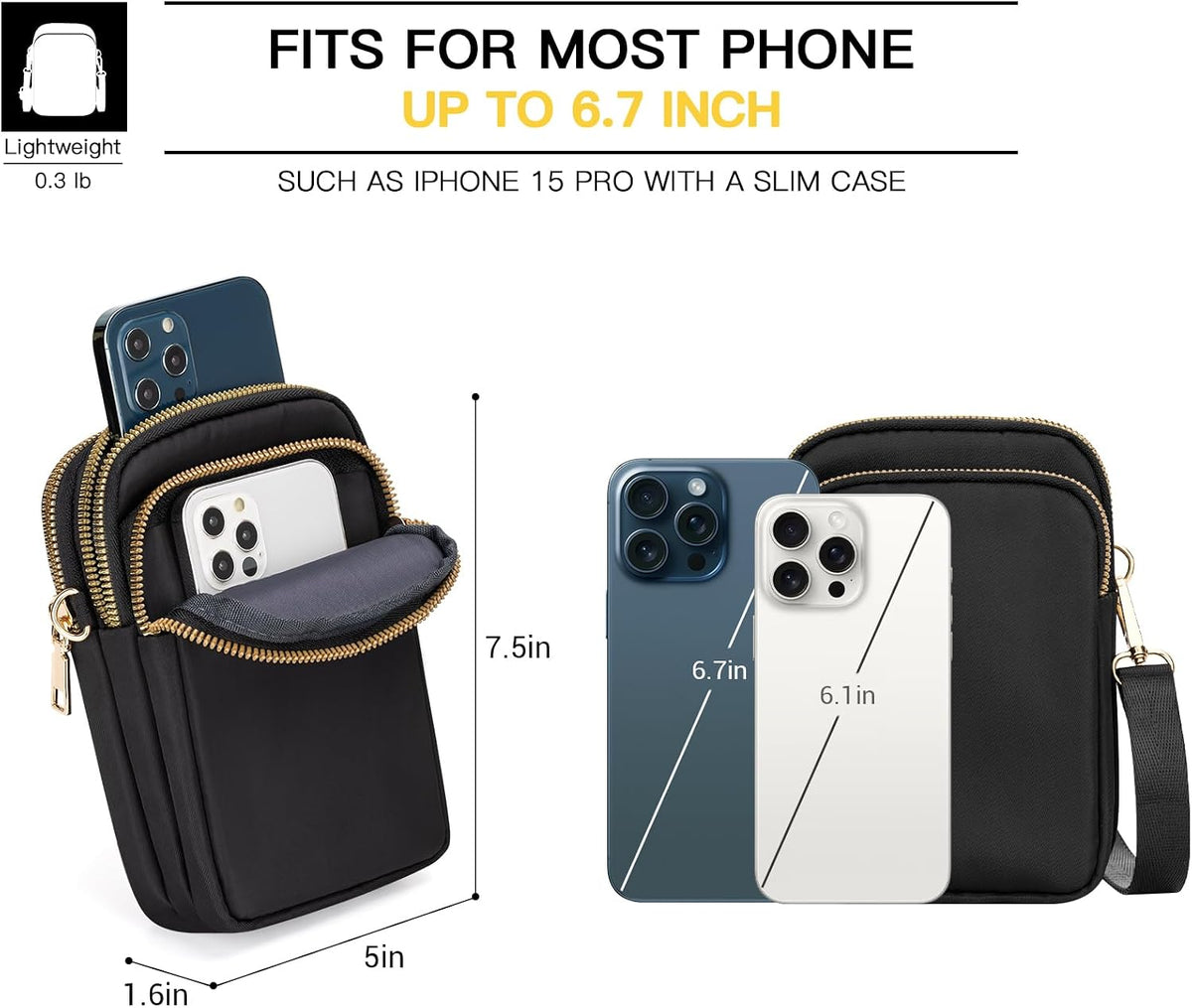 Small Crossbody Bags for Women, Mini Cell Phone Wallet Purse, Shoulder Bag for Women and Men