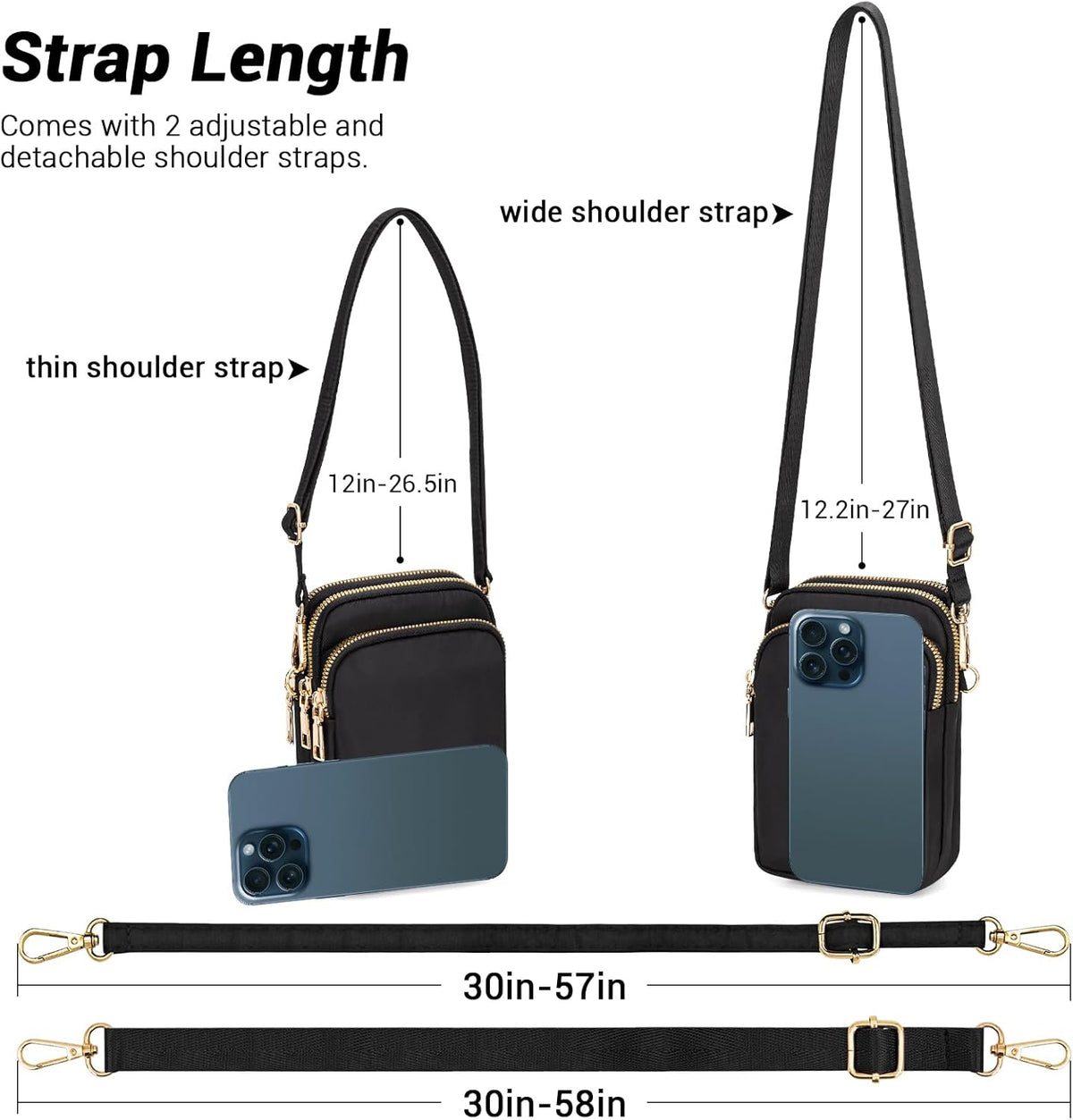 Small Crossbody Bags for Women, Mini Cell Phone Wallet Purse, Shoulder Bag for Women and Men