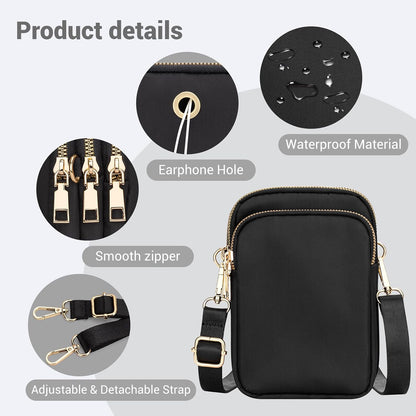 Small Crossbody Bags for Women, Mini Cell Phone Wallet Purse, Shoulder Bag for Women and Men