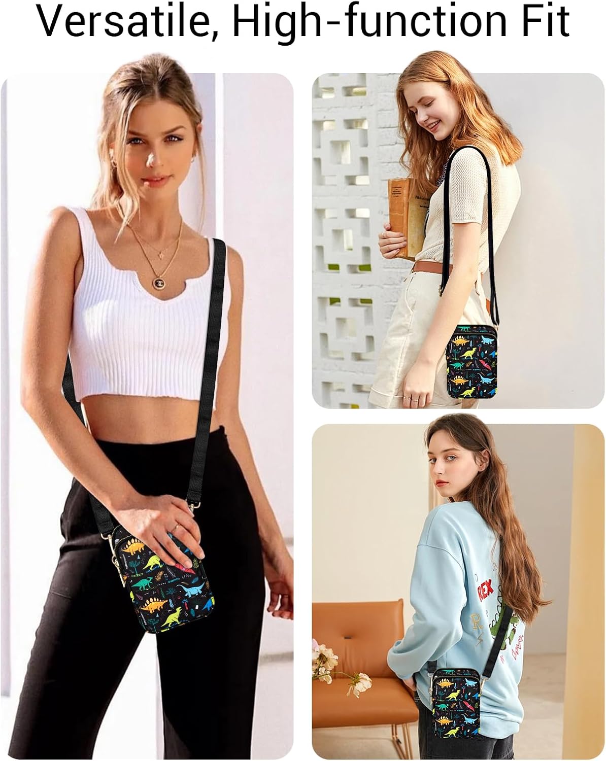 Small Crossbody Bags for Women, Mini Cell Phone Wallet Purse, Shoulder Bag for Women and Men