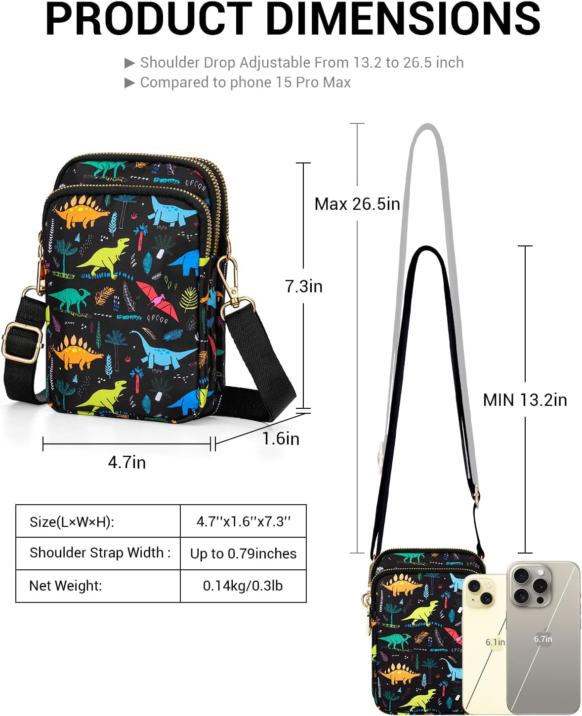 Small Crossbody Bags for Women, Mini Cell Phone Wallet Purse, Shoulder Bag for Women and Men
