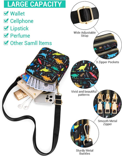 Small Crossbody Bags for Women, Mini Cell Phone Wallet Purse, Shoulder Bag for Women and Men