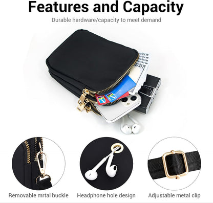 Small Crossbody Bags for Women, Mini Cell Phone Wallet Purse, Shoulder Bag for Women and Men