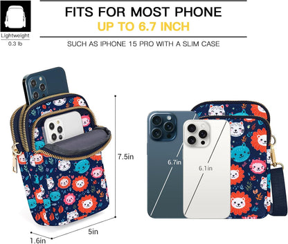 Small Crossbody Bags for Women, Mini Cell Phone Wallet Purse, Shoulder Bag for Women and Men