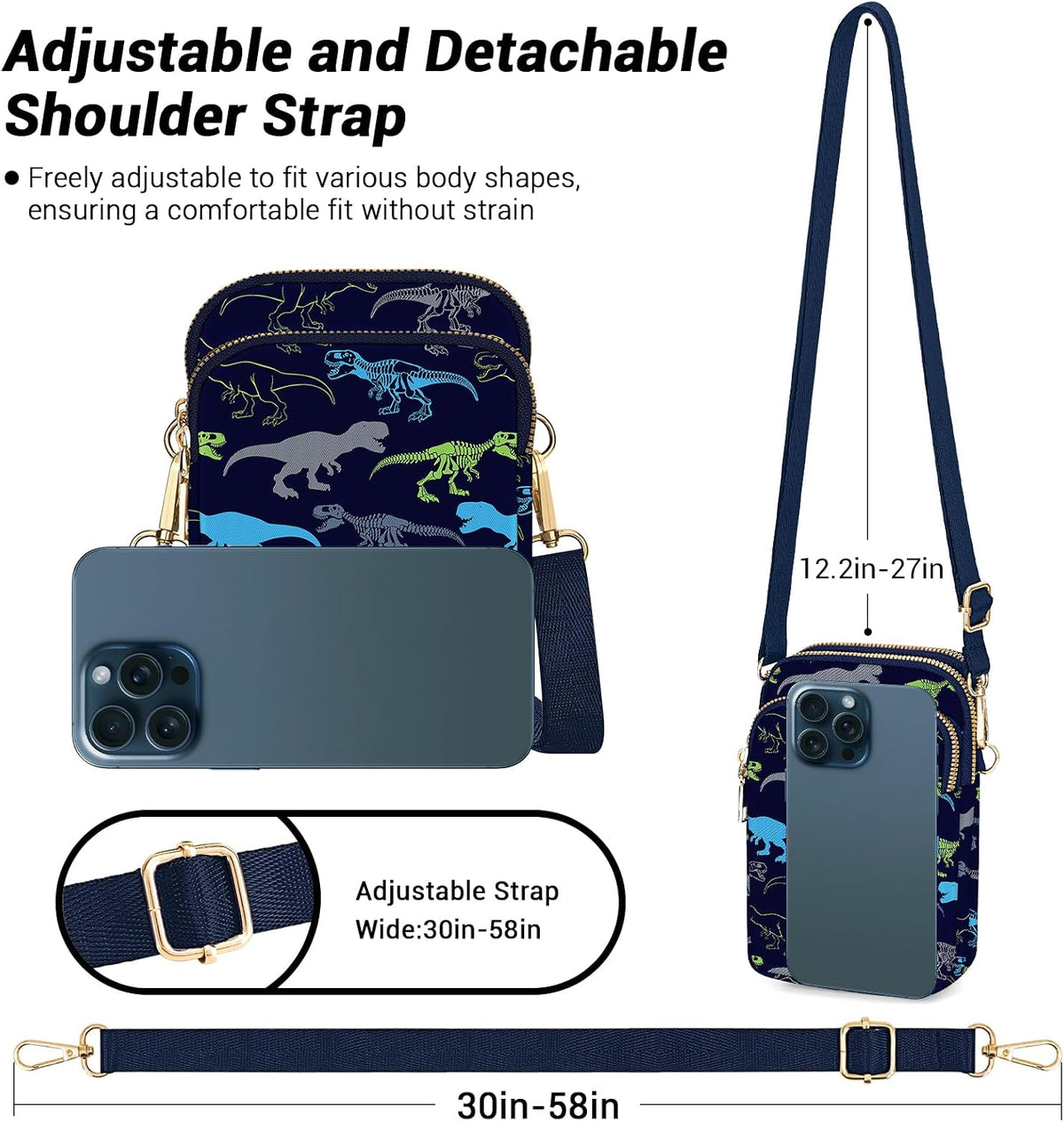 Small Crossbody Bags for Women, Mini Cell Phone Wallet Purse, Shoulder Bag for Women and Men