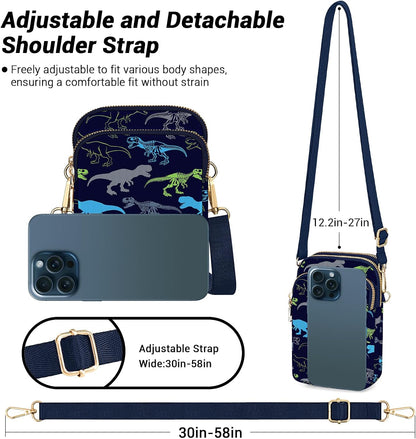 Small Crossbody Bags for Women, Mini Cell Phone Wallet Purse, Shoulder Bag for Women and Men