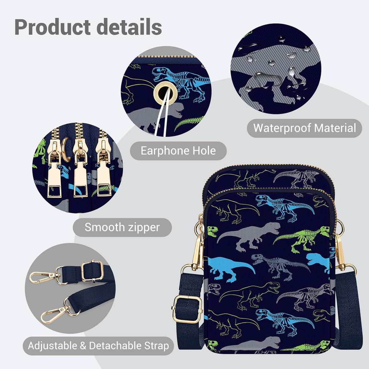 Small Crossbody Bags for Women, Mini Cell Phone Wallet Purse, Shoulder Bag for Women and Men