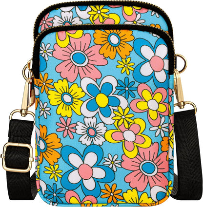 Small Crossbody Bags for Women, Mini Cell Phone Wallet Purse, Shoulder Bag for Women and Men