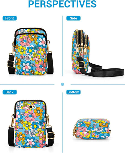 Small Crossbody Bags for Women, Mini Cell Phone Wallet Purse, Shoulder Bag for Women and Men