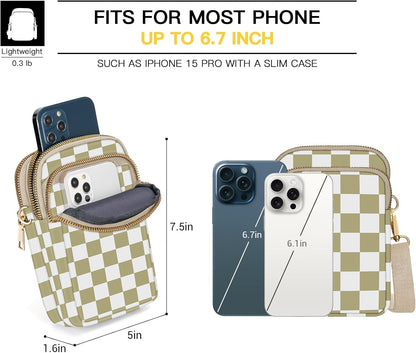 Small Crossbody Bags for Women, Mini Cell Phone Wallet Purse, Shoulder Bag for Women and Men