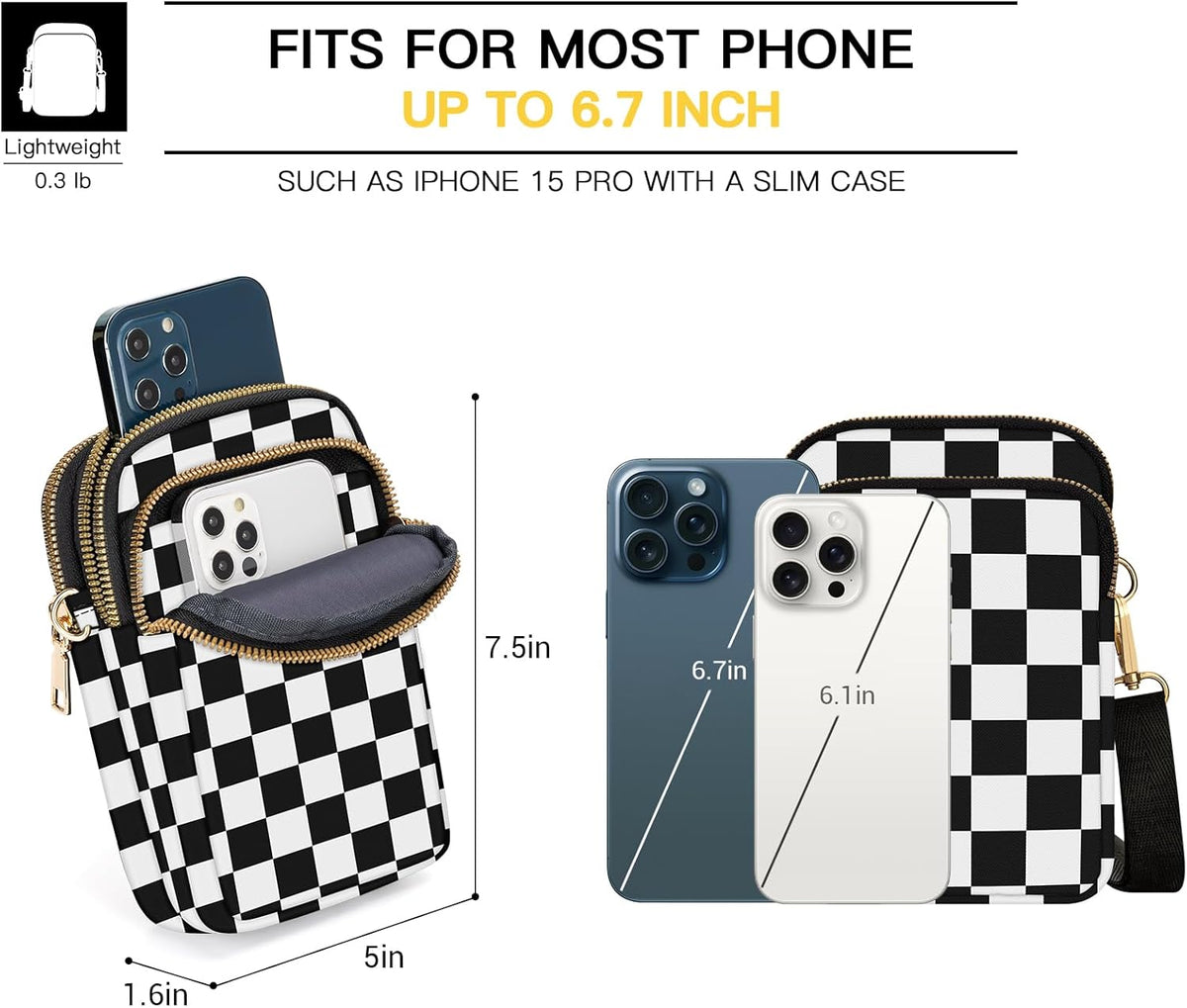 Small Crossbody Bags for Women, Mini Cell Phone Wallet Purse, Shoulder Bag for Women and Men