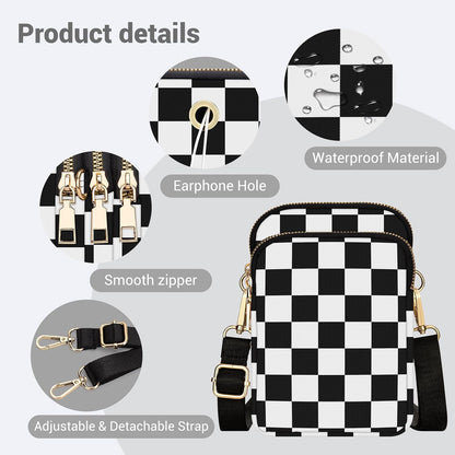 Small Crossbody Bags for Women, Mini Cell Phone Wallet Purse, Shoulder Bag for Women and Men