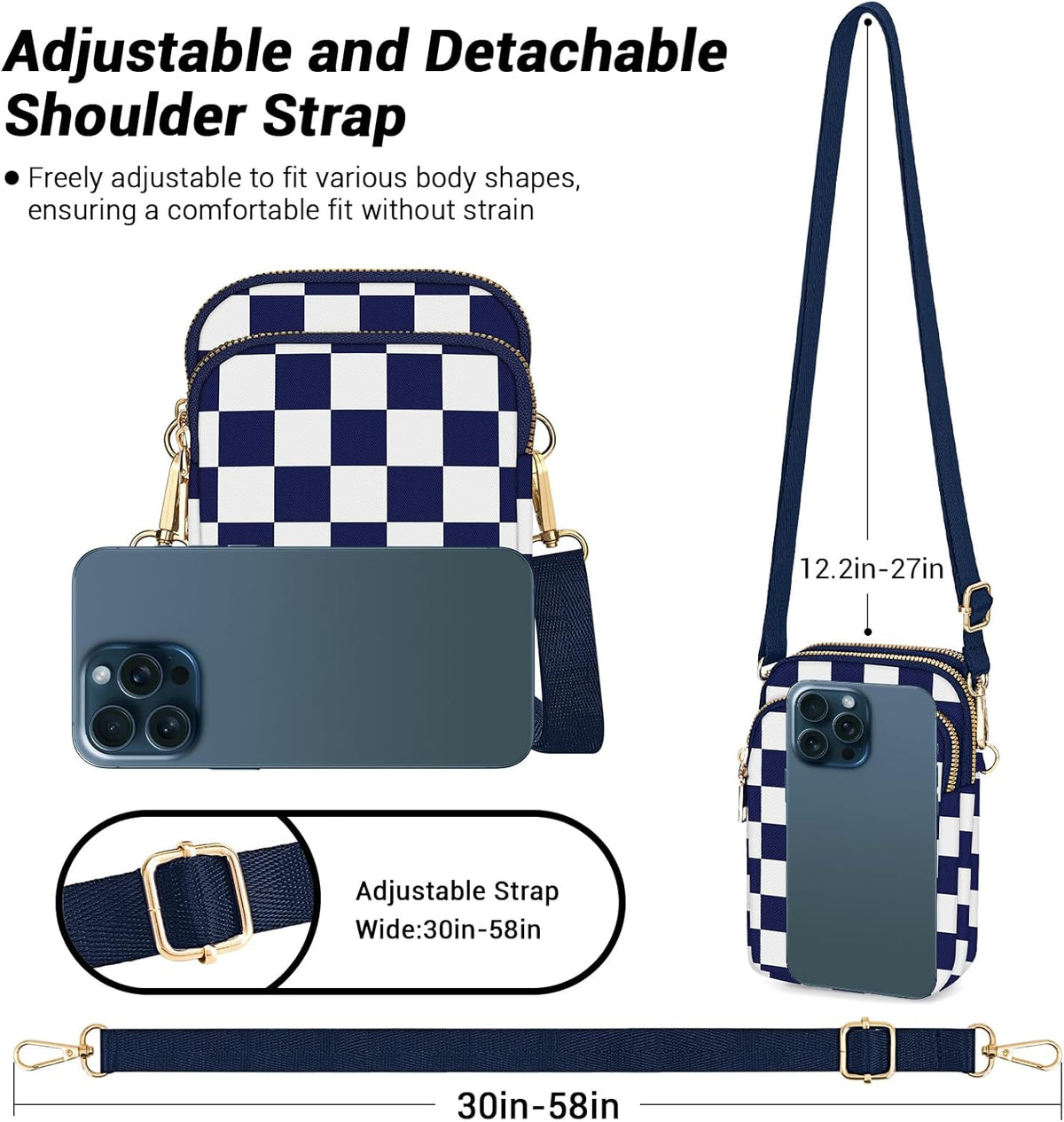 Small Crossbody Bags for Women, Mini Cell Phone Wallet Purse, Shoulder Bag for Women and Men