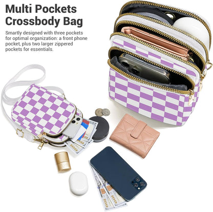 Small Crossbody Bags for Women, Mini Cell Phone Wallet Purse, Shoulder Bag for Women and Men