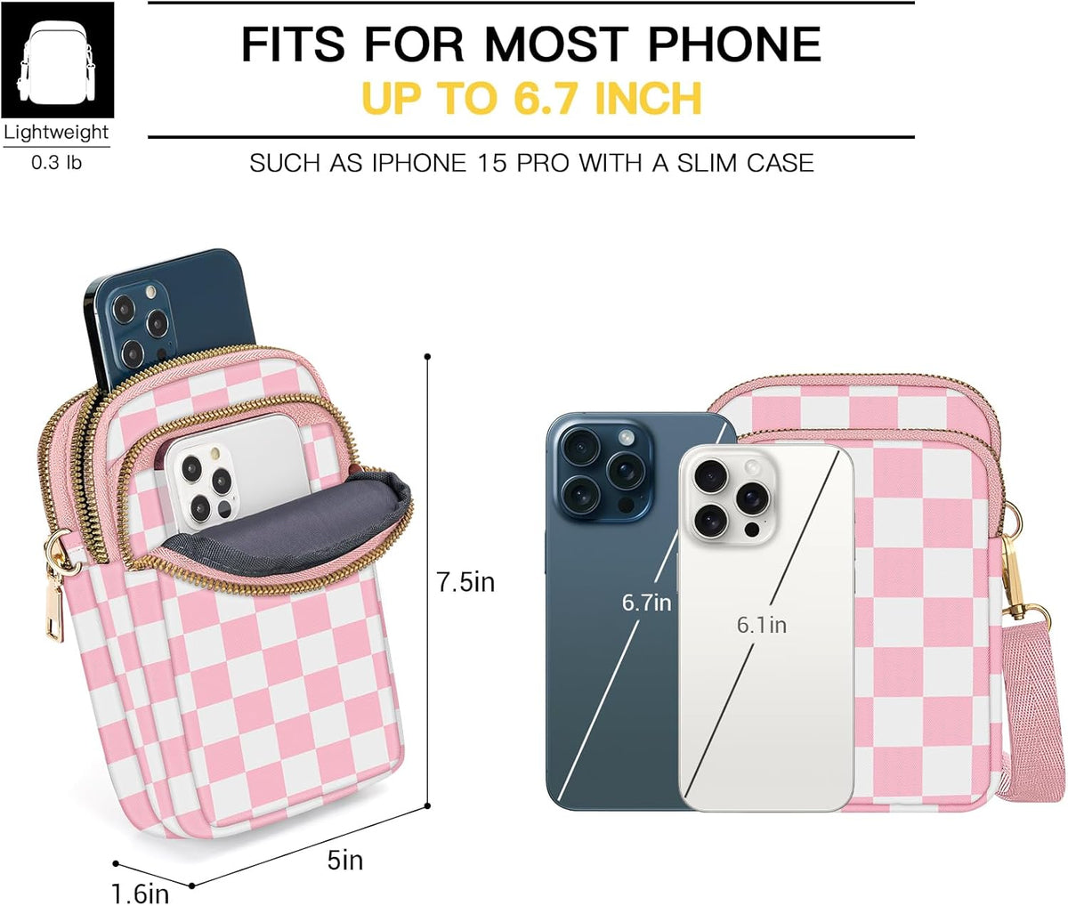 Small Crossbody Bags for Women, Mini Cell Phone Wallet Purse, Shoulder Bag for Women and Men