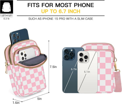 Small Crossbody Bags for Women, Mini Cell Phone Wallet Purse, Shoulder Bag for Women and Men