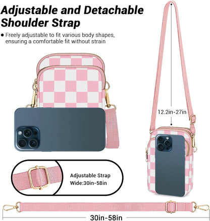 Small Crossbody Bags for Women, Mini Cell Phone Wallet Purse, Shoulder Bag for Women and Men