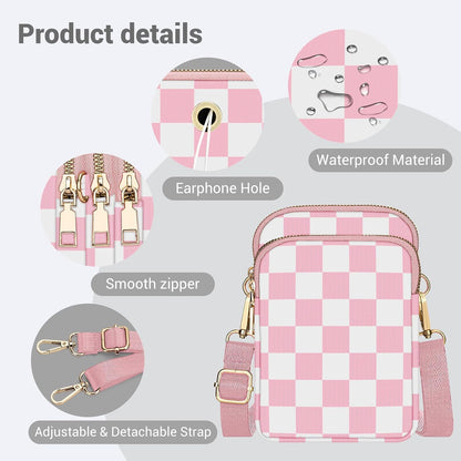 Small Crossbody Bags for Women, Mini Cell Phone Wallet Purse, Shoulder Bag for Women and Men