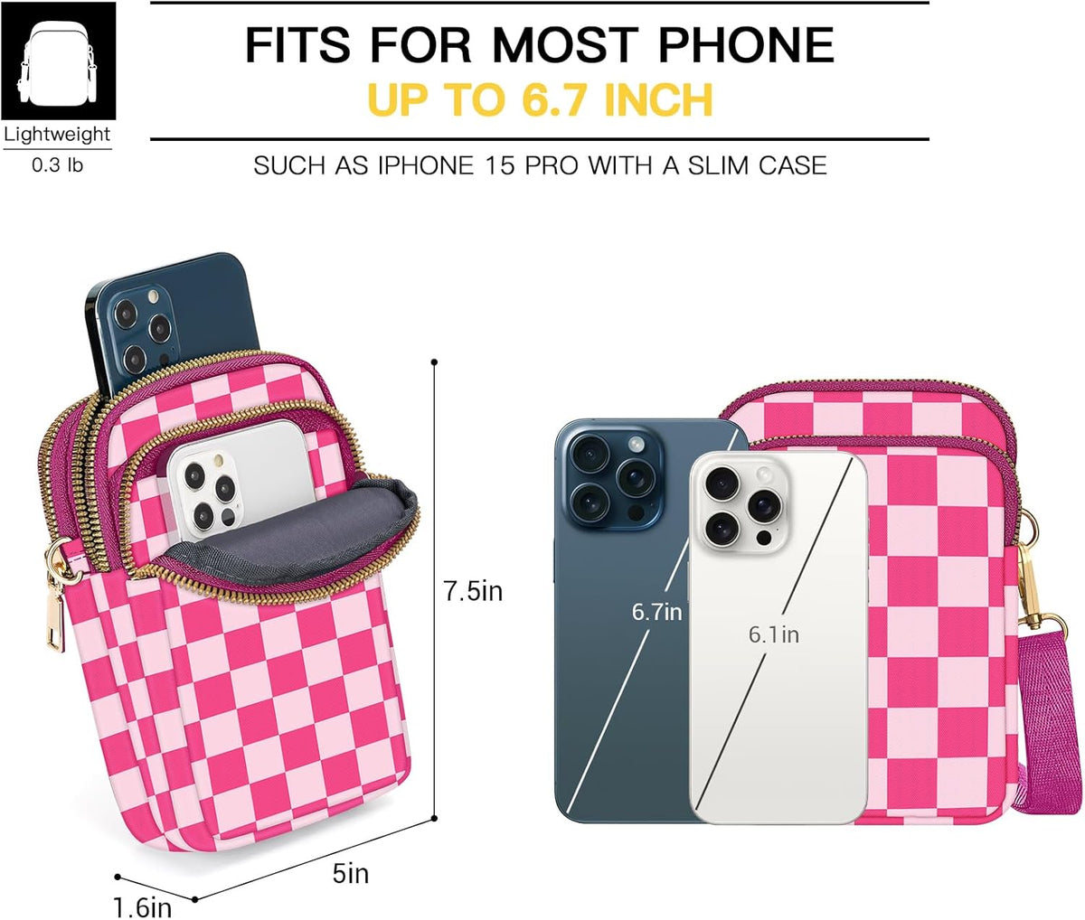 Small Crossbody Bags for Women, Mini Cell Phone Wallet Purse, Shoulder Bag for Women and Men